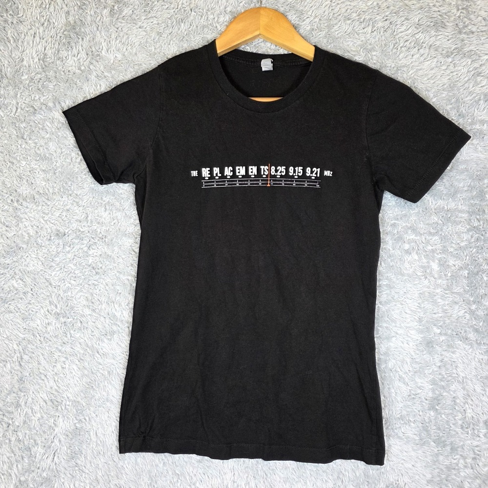 The Replacements Band T-Shirt Radio Dial Graphic Black Small S Alternative Rock